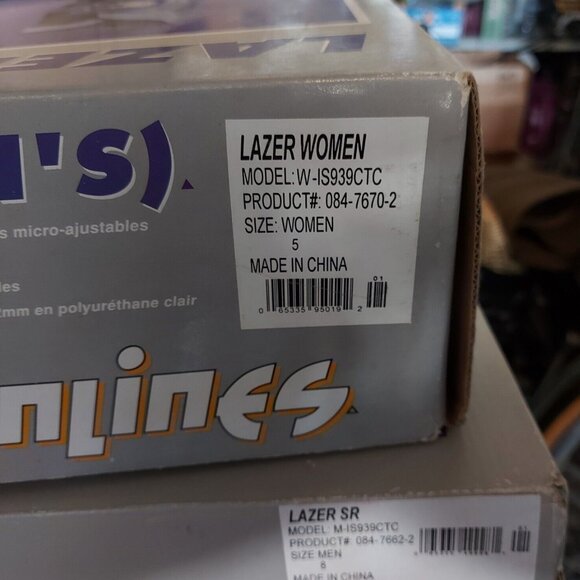 CCM Lazer Inlines Roller Blade Skates - Women Size 5 Ex clean Condition - Picture 7 of 10